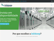Tablet Screenshot of infokeep.com.br